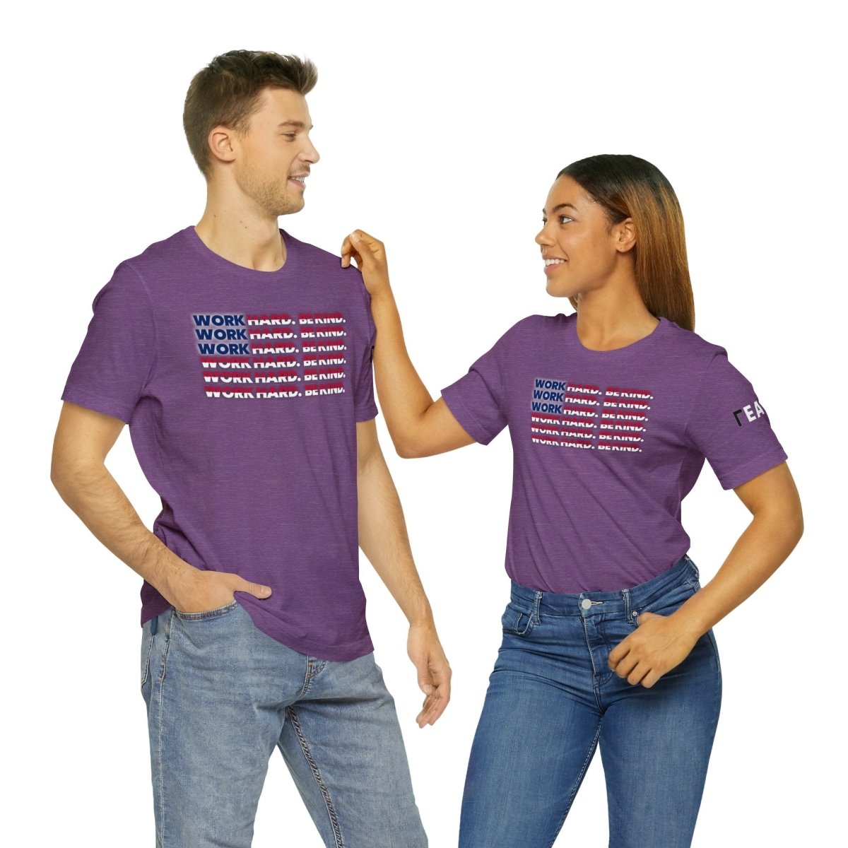 Work Hard Be Kind American - T-Shirt | ShirtyAgents