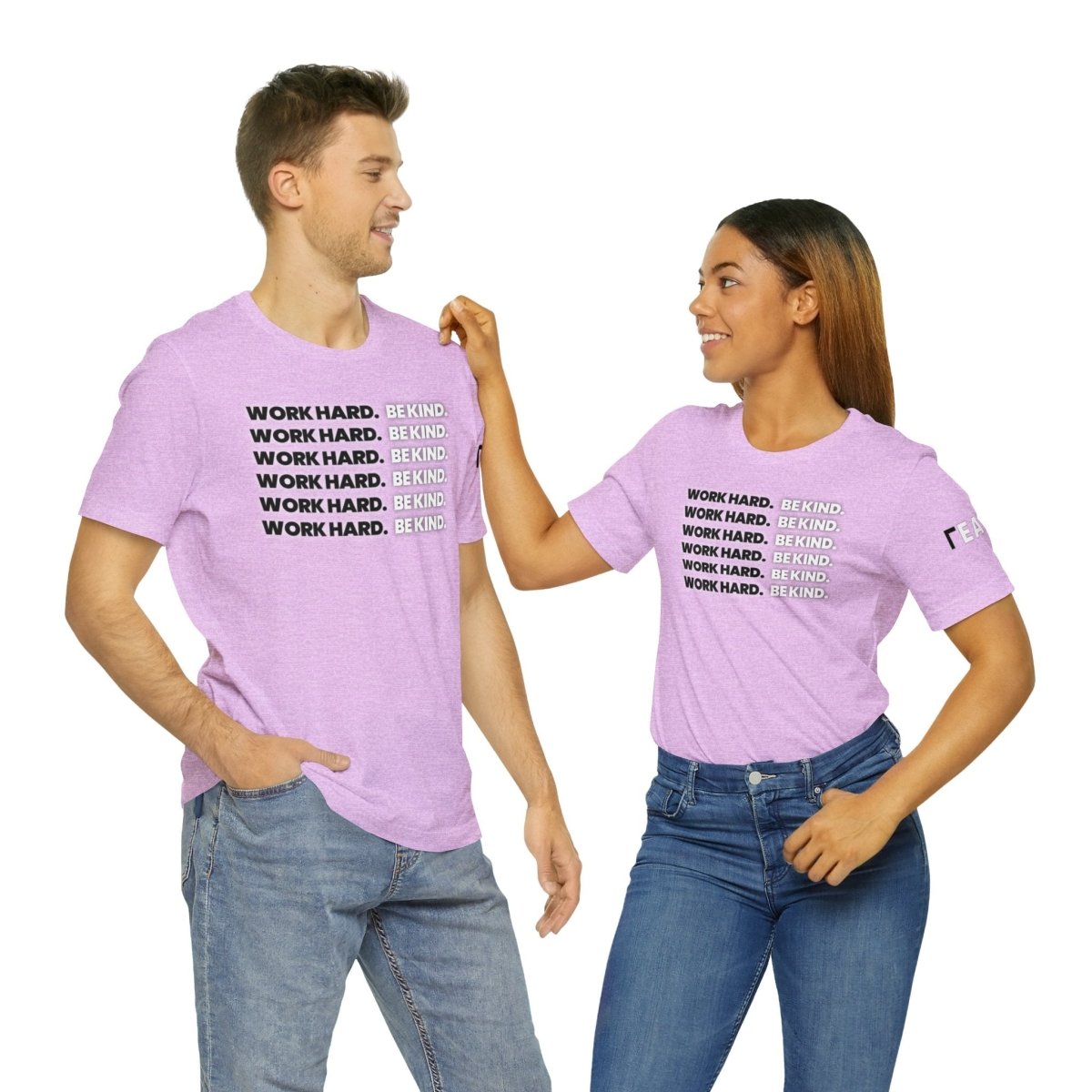 Work Hard Be Kind It's Black & White - T-Shirt | ShirtyAgents