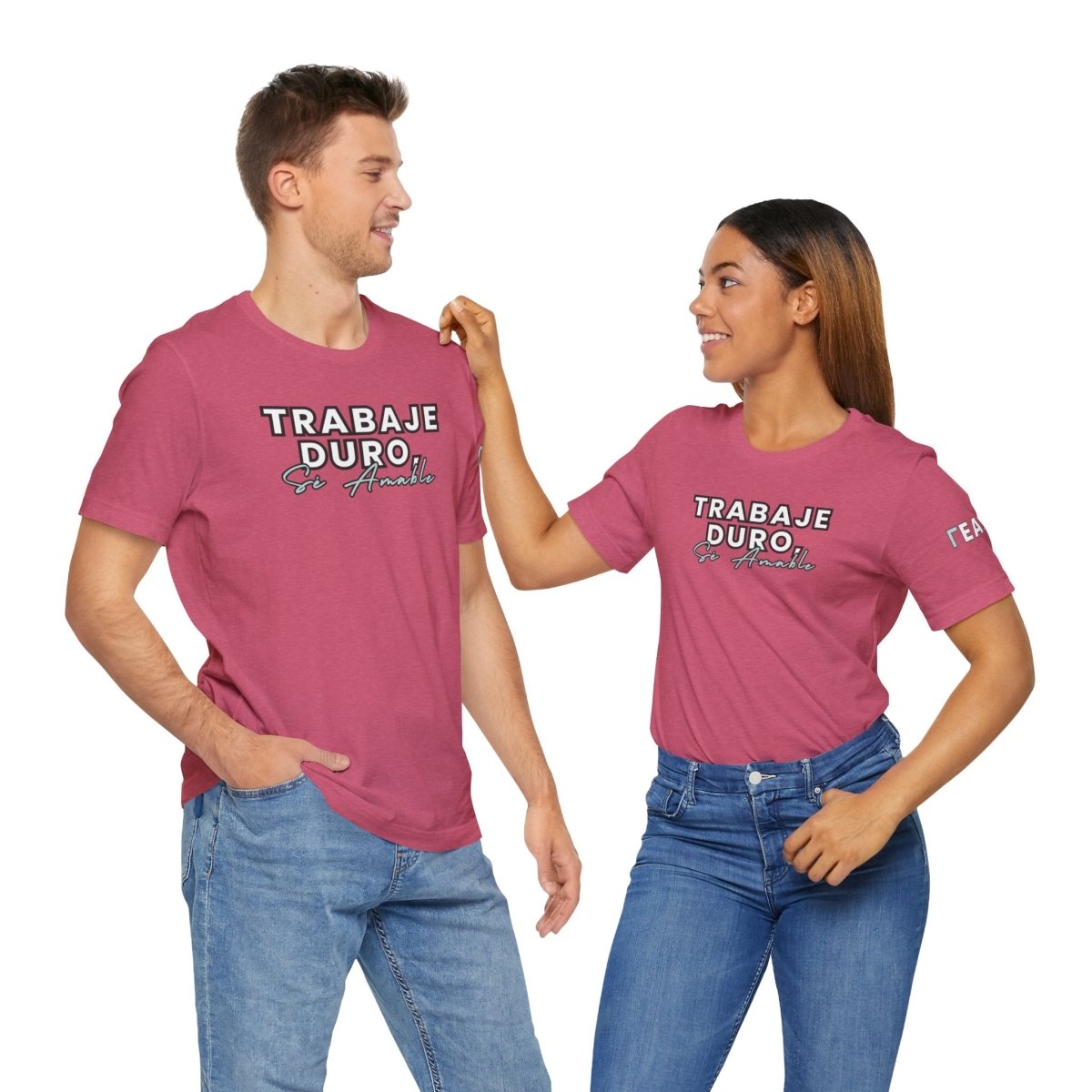 Work Hard, Be Kind – Modern Mint T-Shirt (Español Edition) – Unofficial - T-Shirt | ShirtyAgents