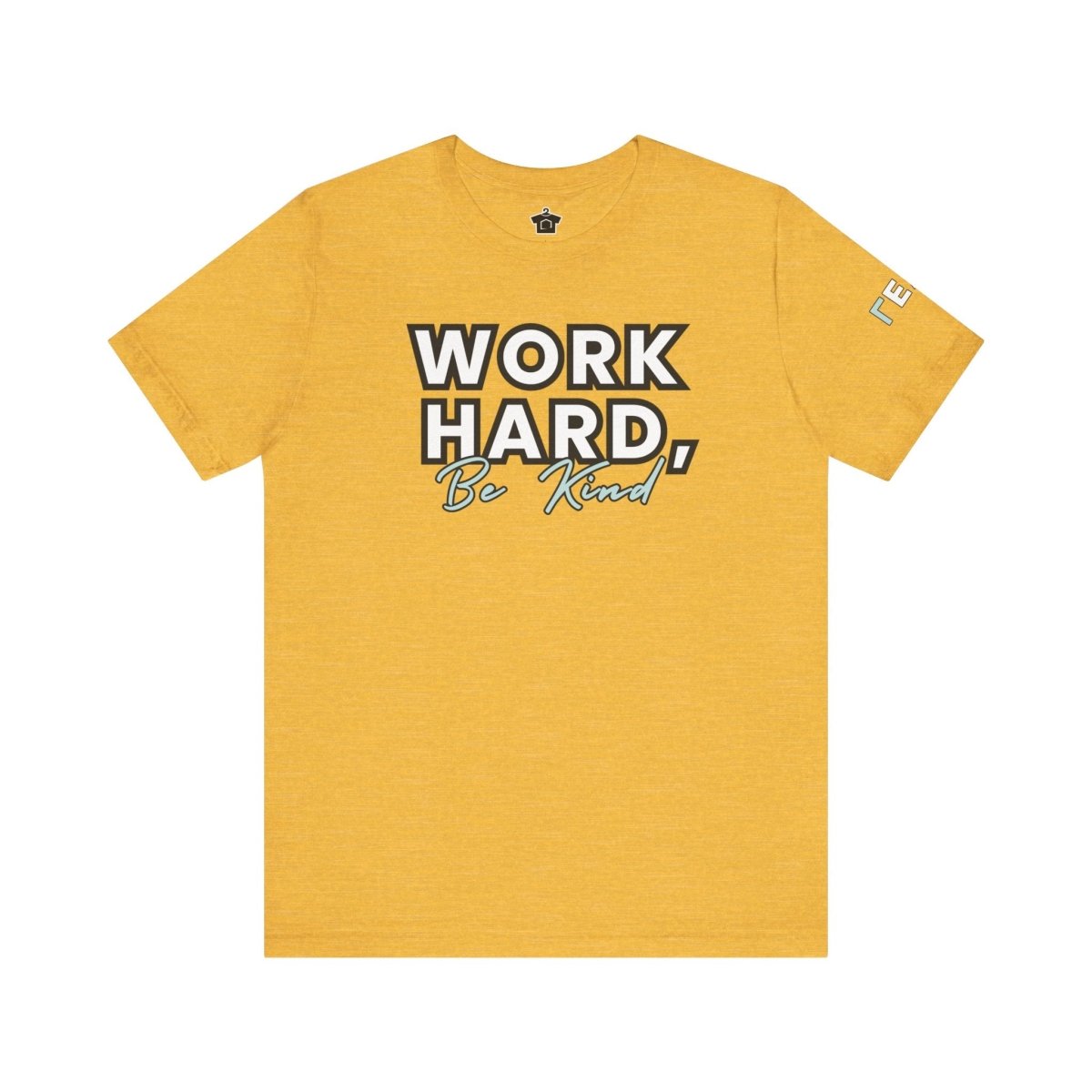 Work Hard, Be Kind – Modern Mint T-Shirt (Unofficial Edition) - T-Shirt | ShirtyAgents