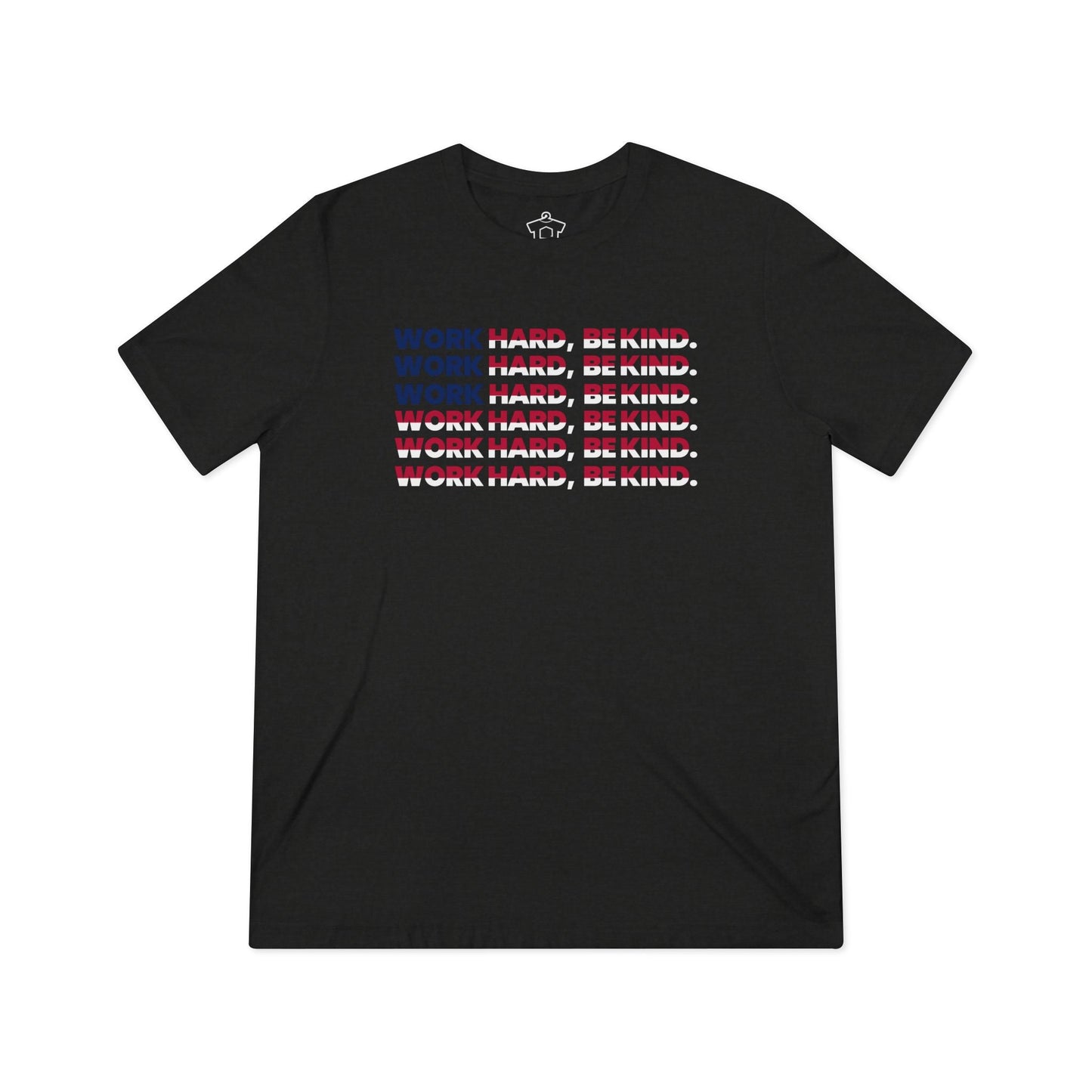 Work Hard, Be Kind Patriotic Flag - T-Shirt | ShirtyAgents
