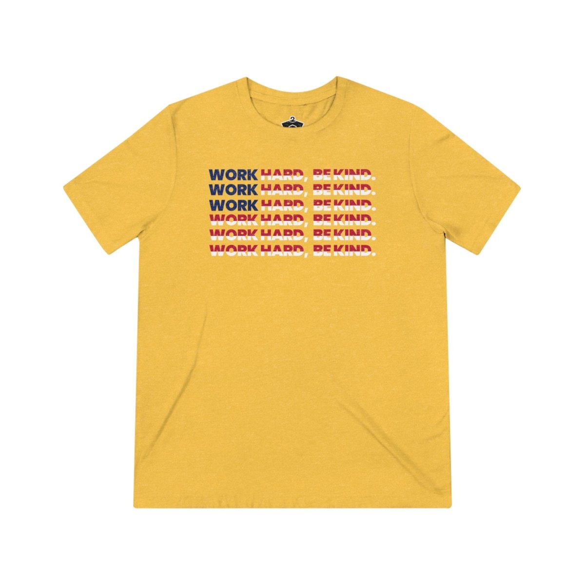 Work Hard, Be Kind Patriotic Flag - T-Shirt | ShirtyAgents