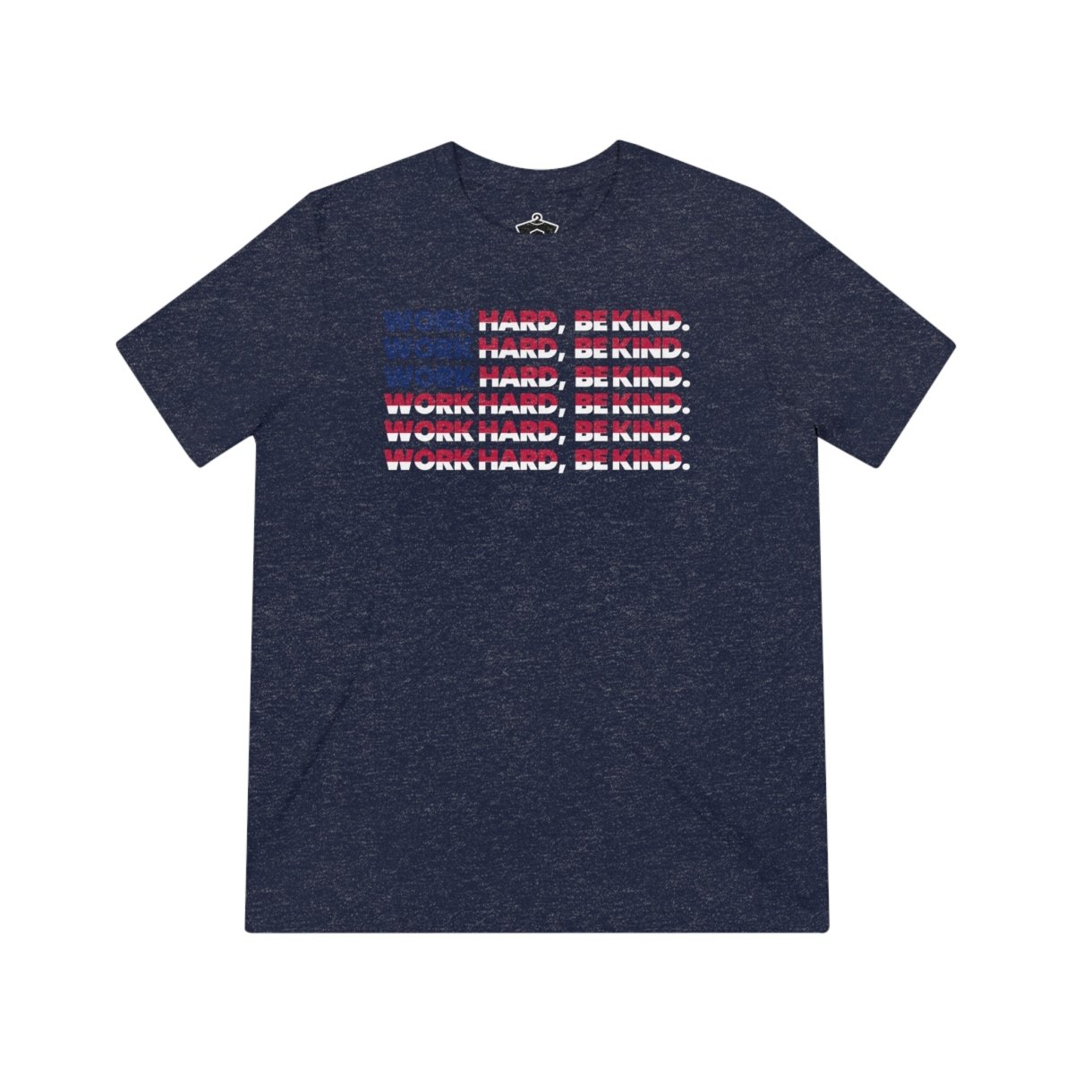 Work Hard, Be Kind Patriotic Flag - T-Shirt | ShirtyAgents