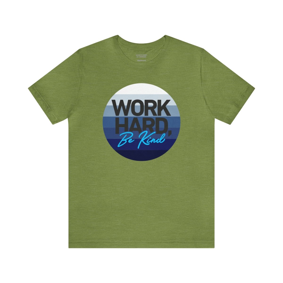 Work Hard Horizon Blue - T-Shirt | ShirtyAgents