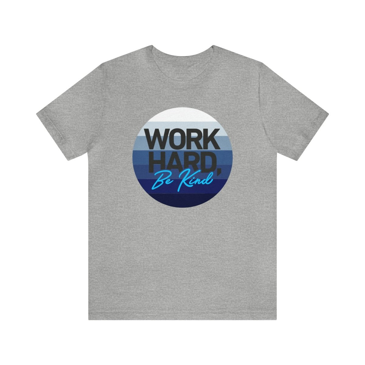 Work Hard Horizon Blue - T-Shirt | ShirtyAgents
