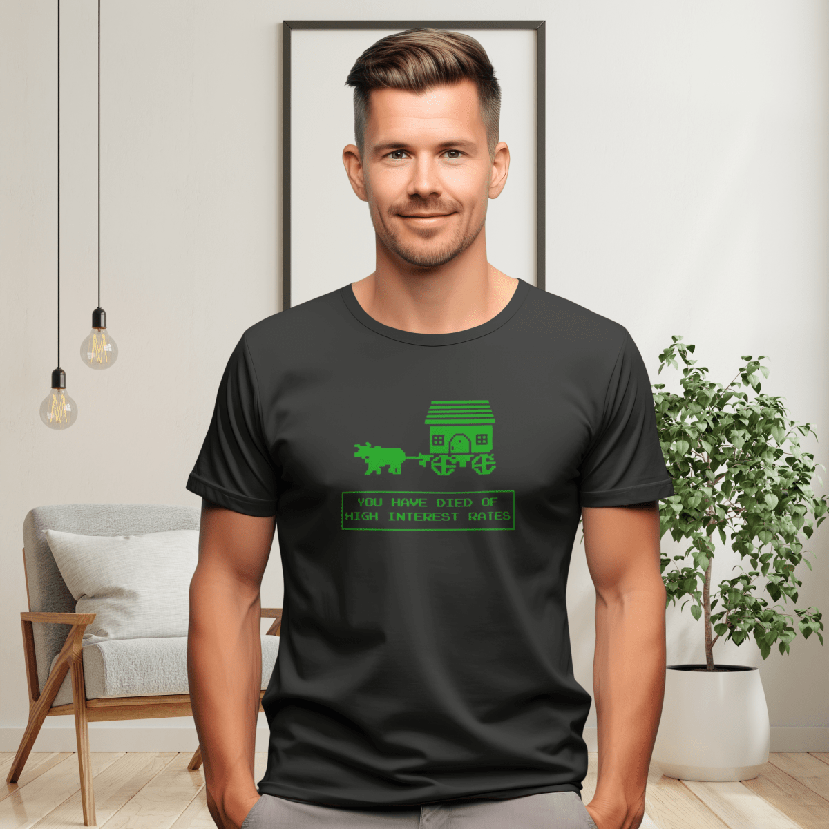 You Have Died of High Interest Rates T-Shirt | ShirtyAgents