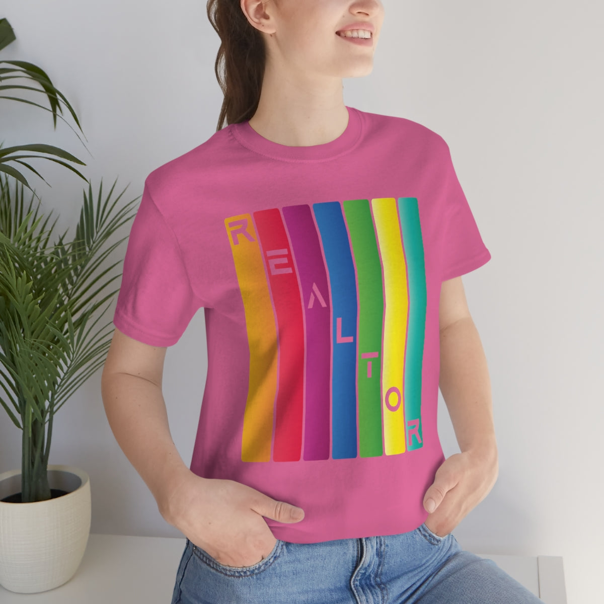Realtor Colored Bars Tee