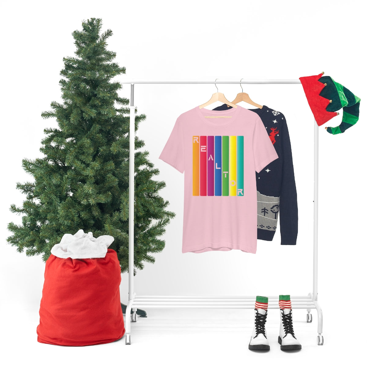 Realtor Colored Bars Tee