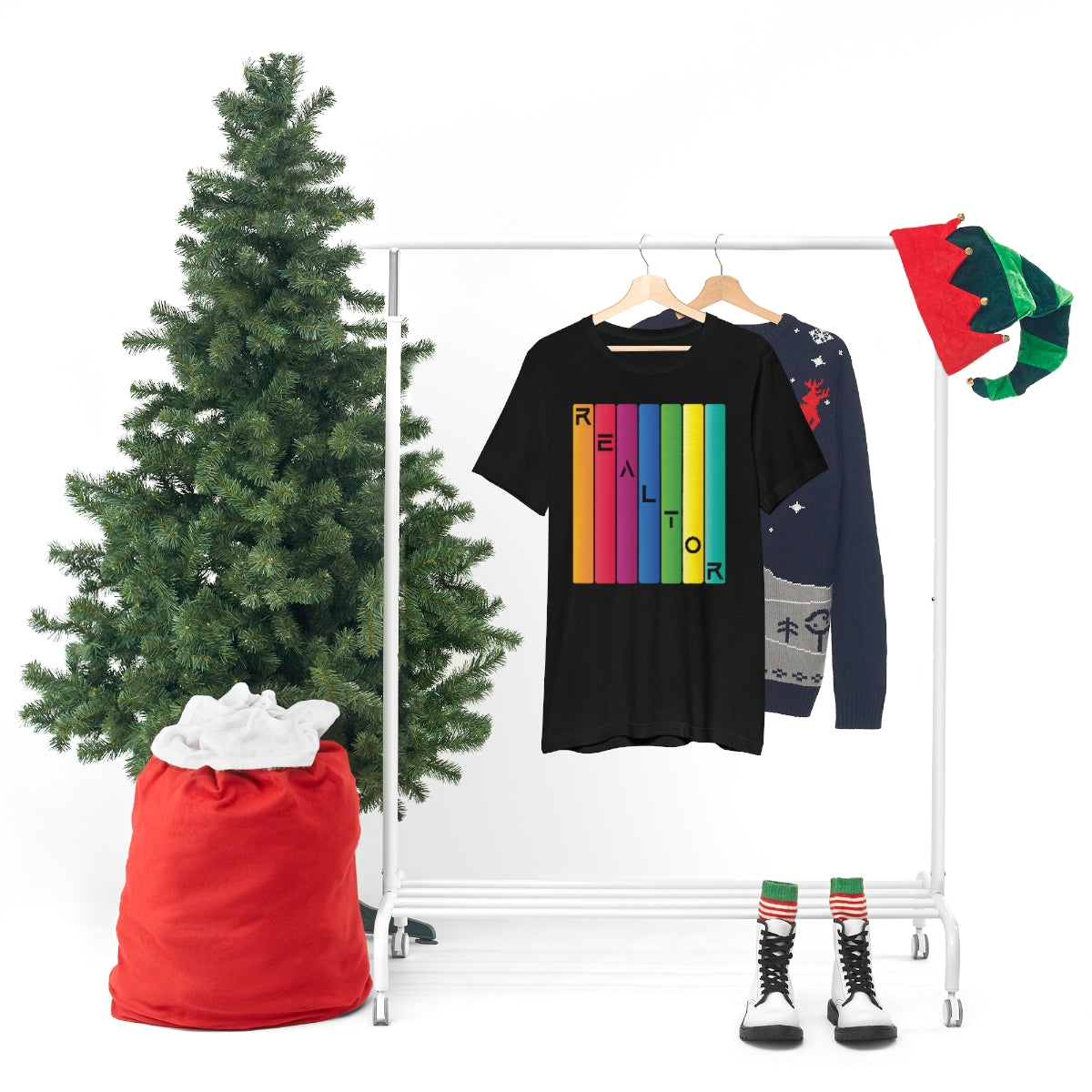 Realtor Colored Bars Tee