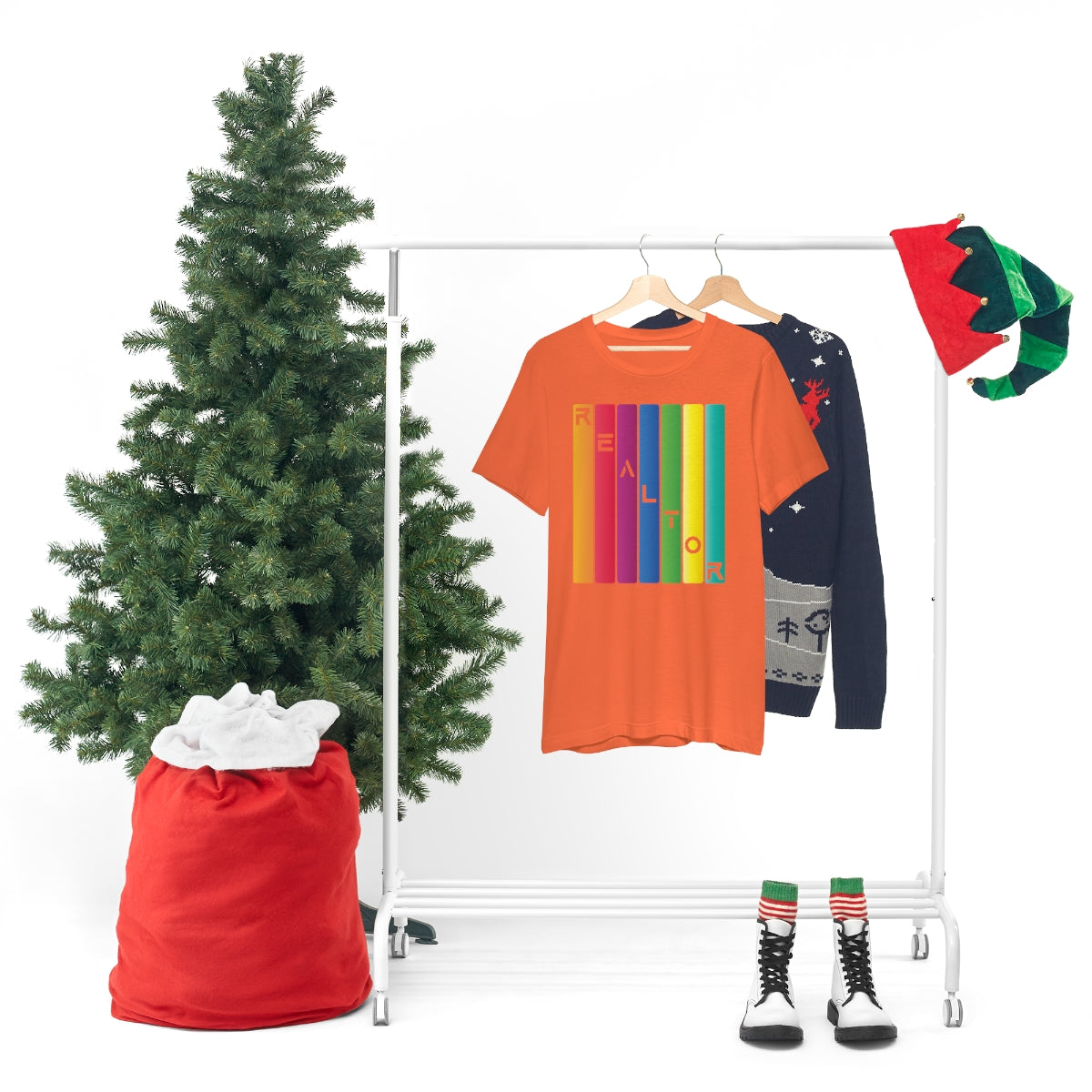 Realtor Colored Bars Tee