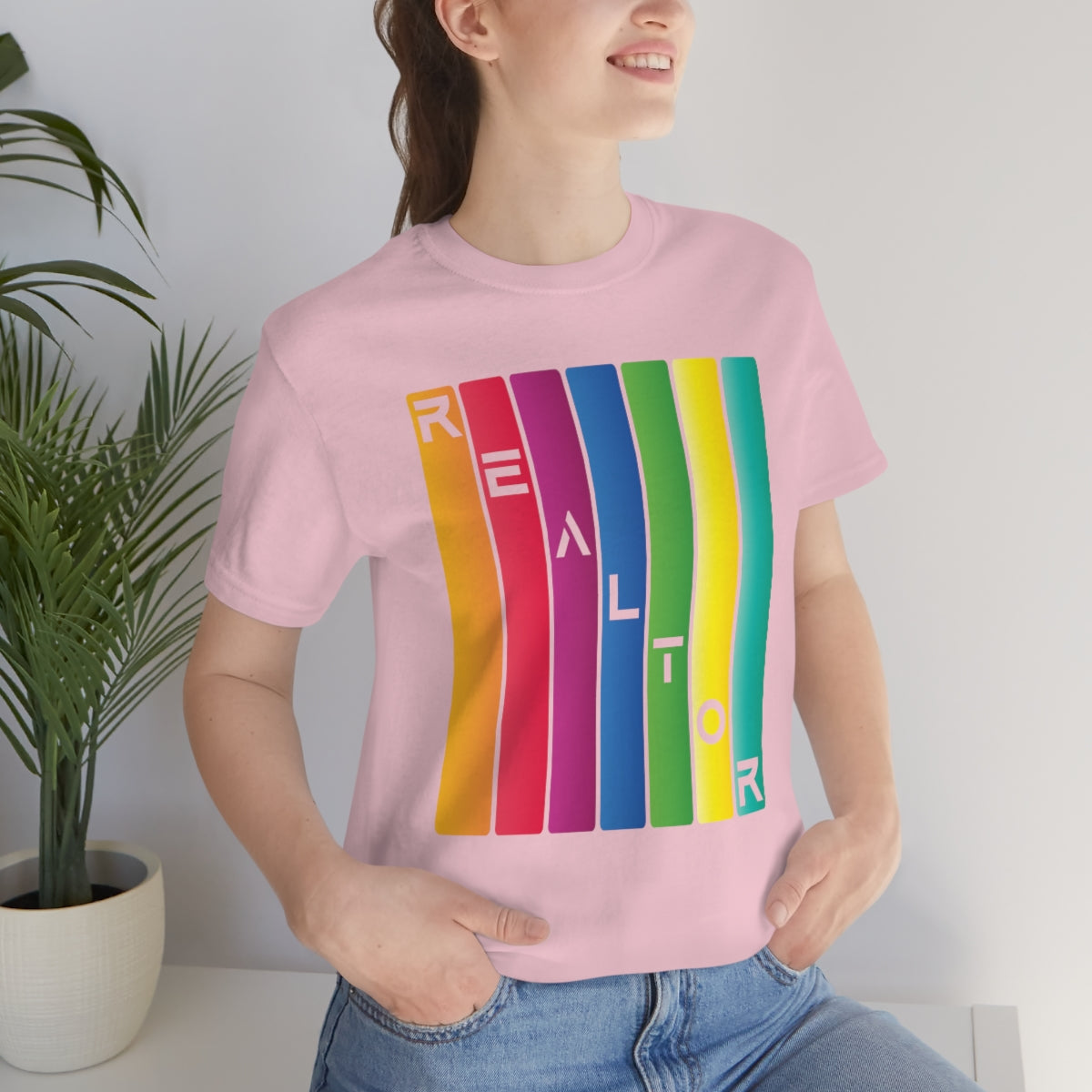 Realtor Colored Bars Tee