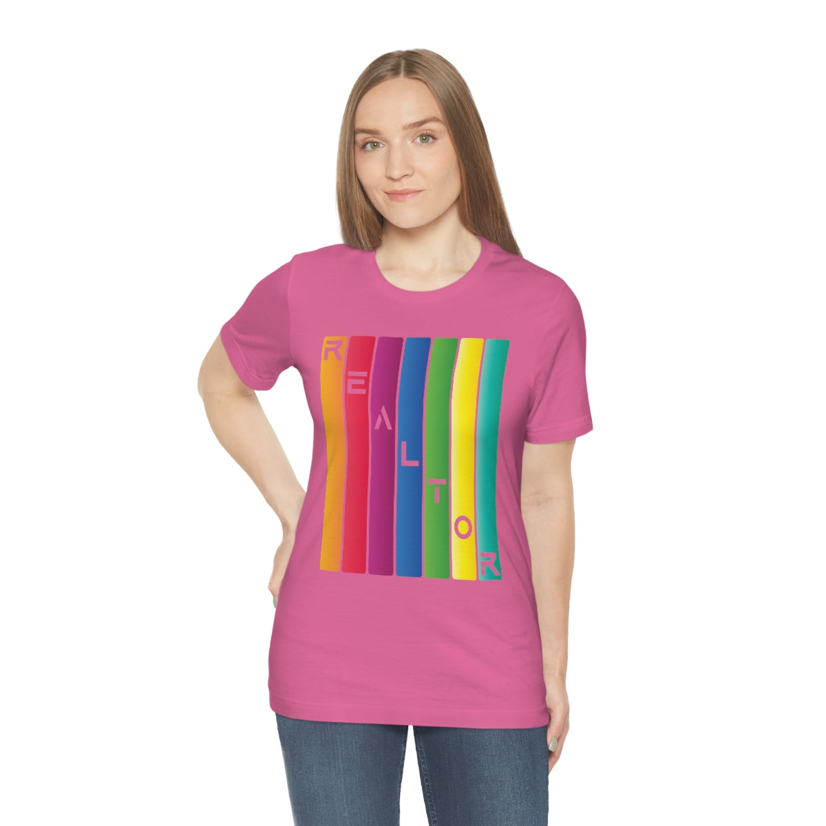 Realtor Colored Bars Tee