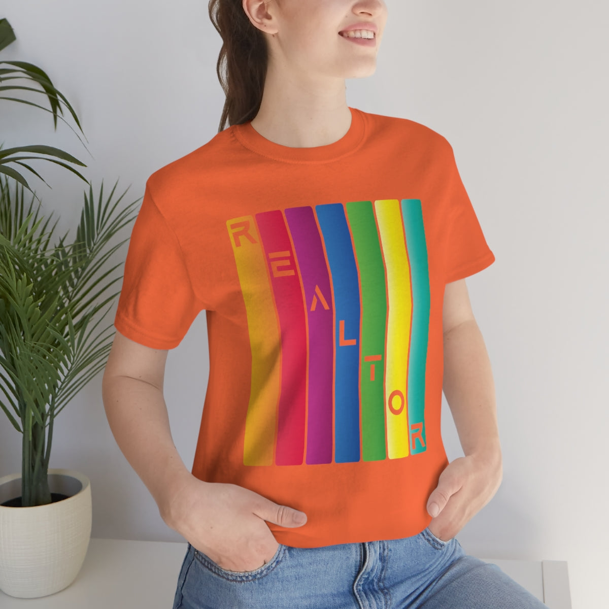Realtor Colored Bars Tee