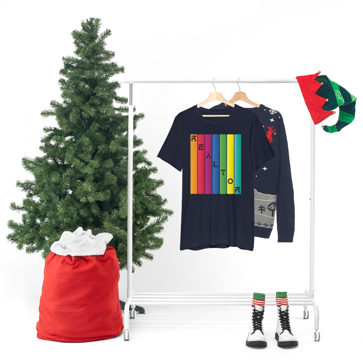 Realtor Colored Bars Tee