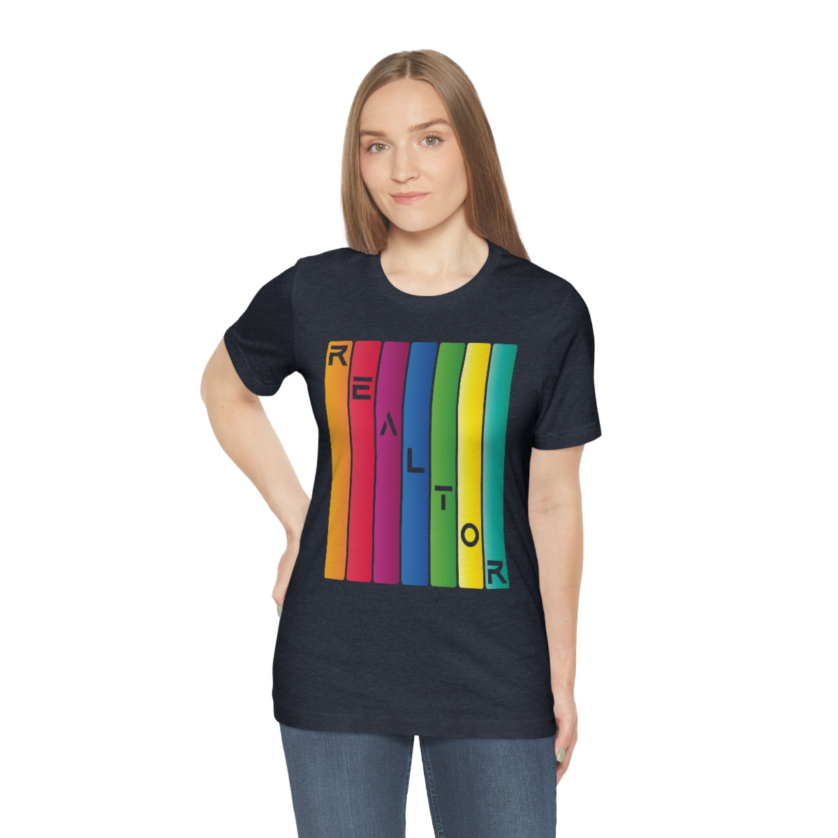Realtor Colored Bars Tee