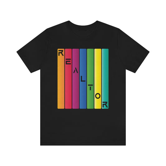 Realtor Colored Bars Tee
