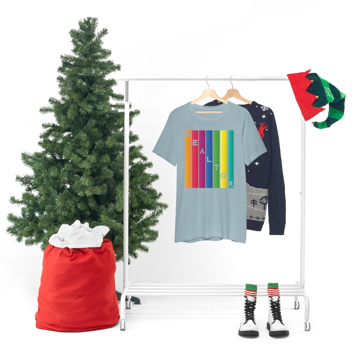 Realtor Colored Bars Tee
