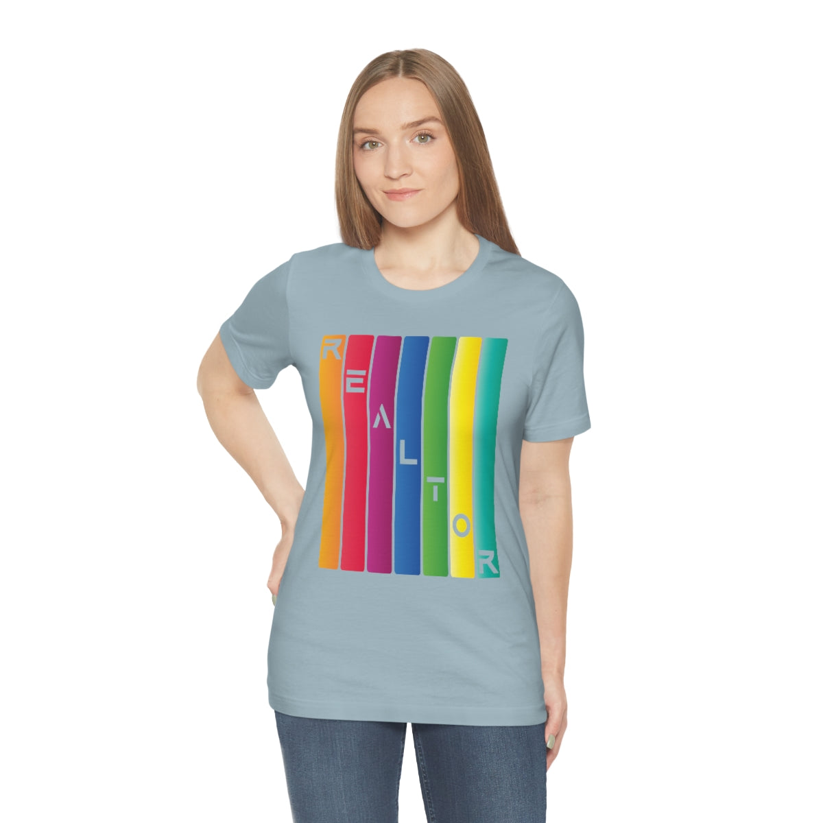 Realtor Colored Bars Tee