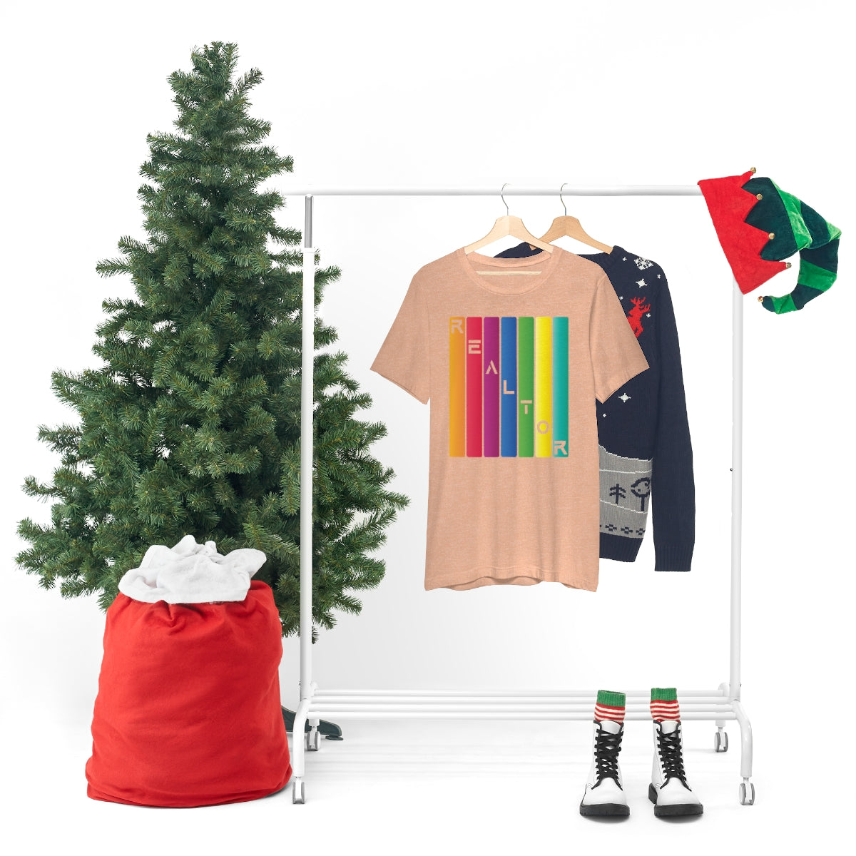 Realtor Colored Bars Tee