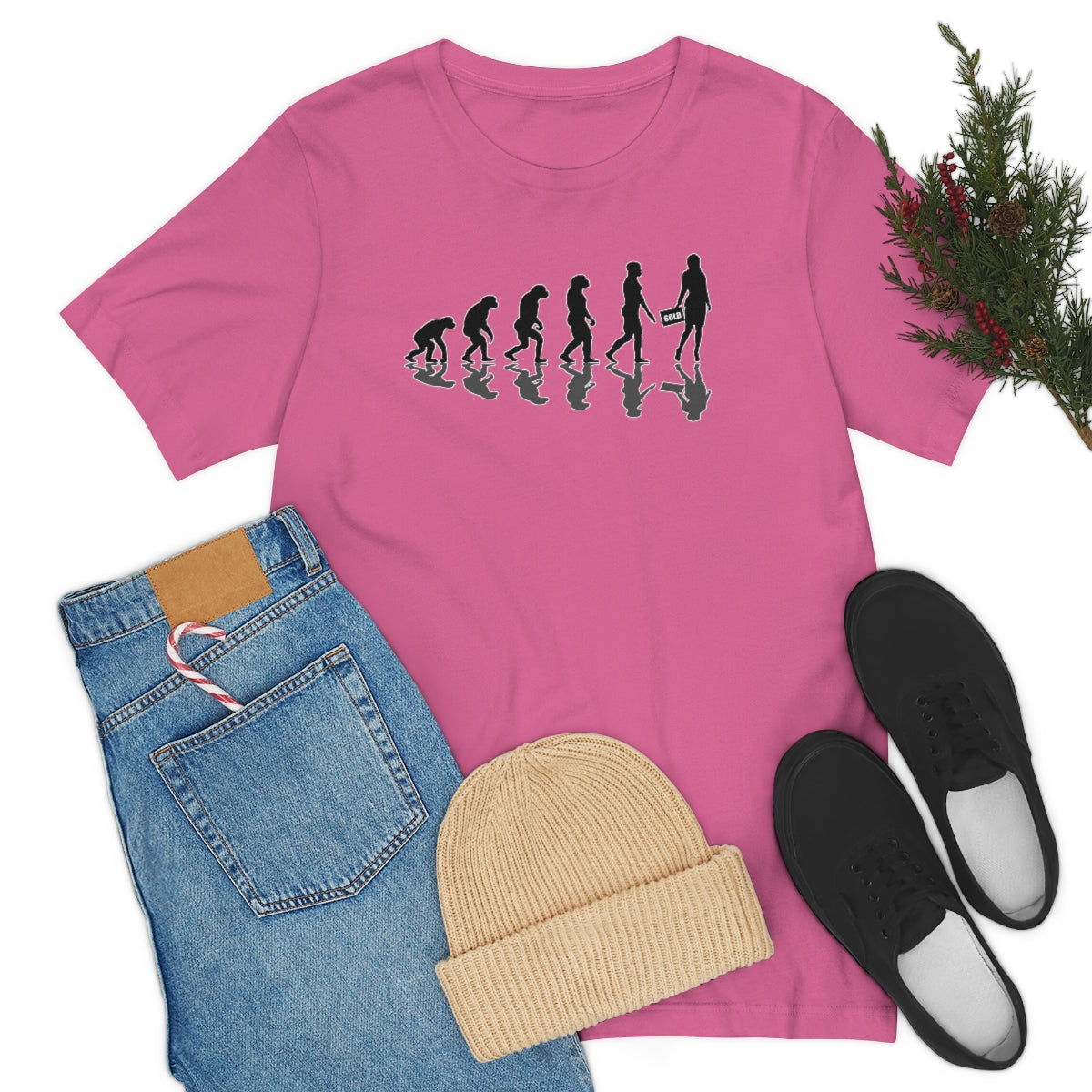 Evolution of Woman (Real Estate Edition) Tee