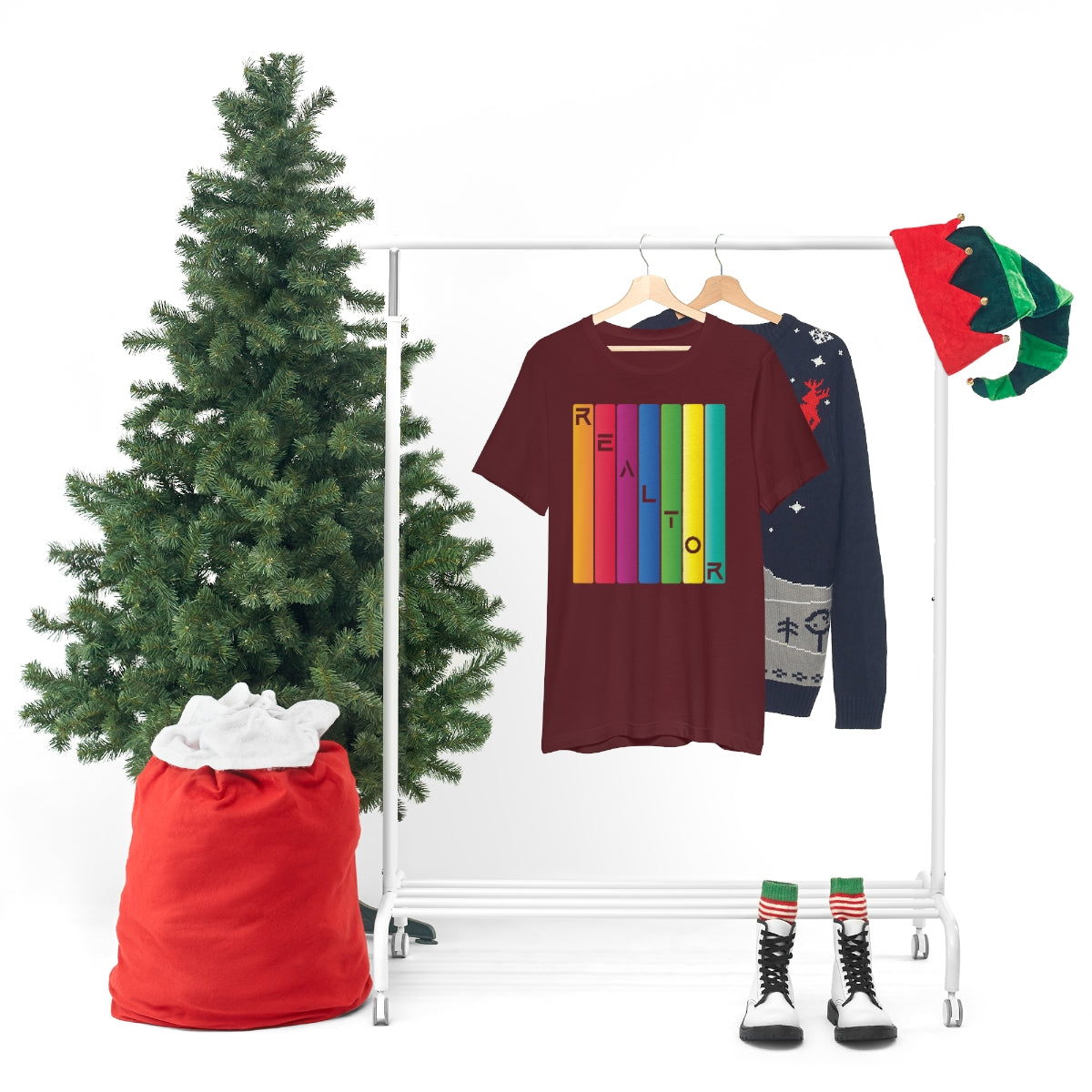 Realtor Colored Bars Tee