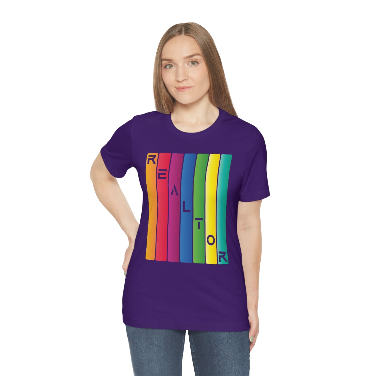Realtor Colored Bars Tee