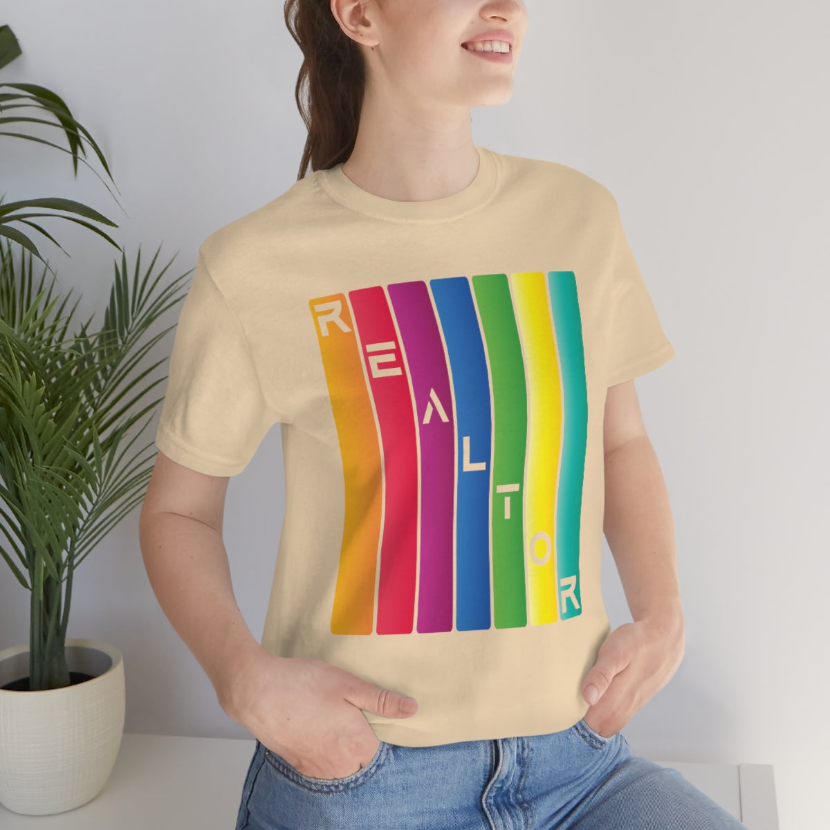 Realtor Colored Bars Tee