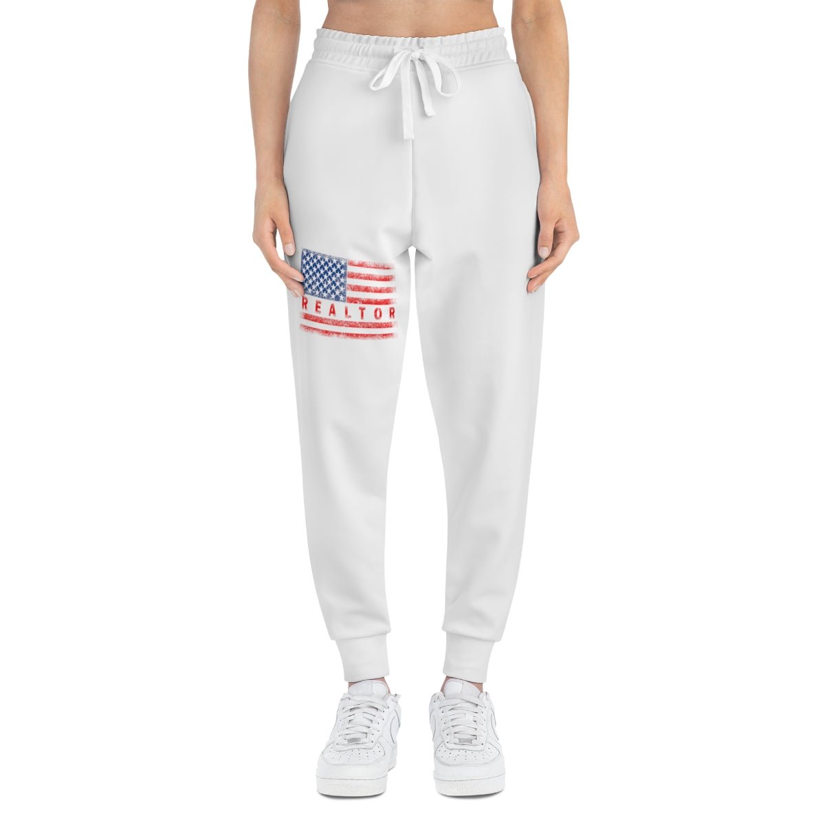 American Flag Realtor Athletic Joggers - All Over Prints | ShirtyAgents