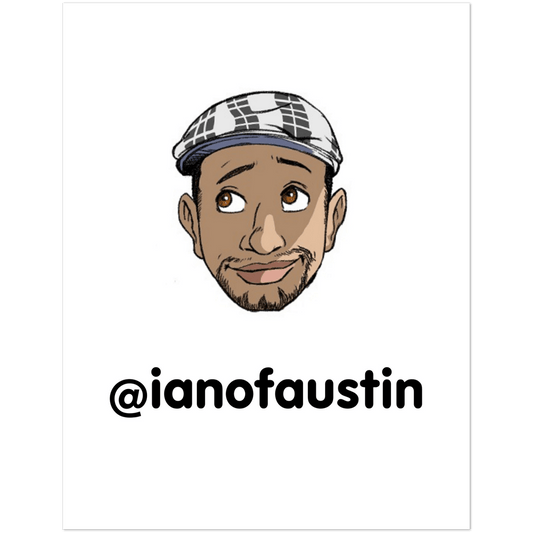 @ianofaustin Head Logo Thank You Pack of 10 2 - sided cards - Print Material | ShirtyAgents