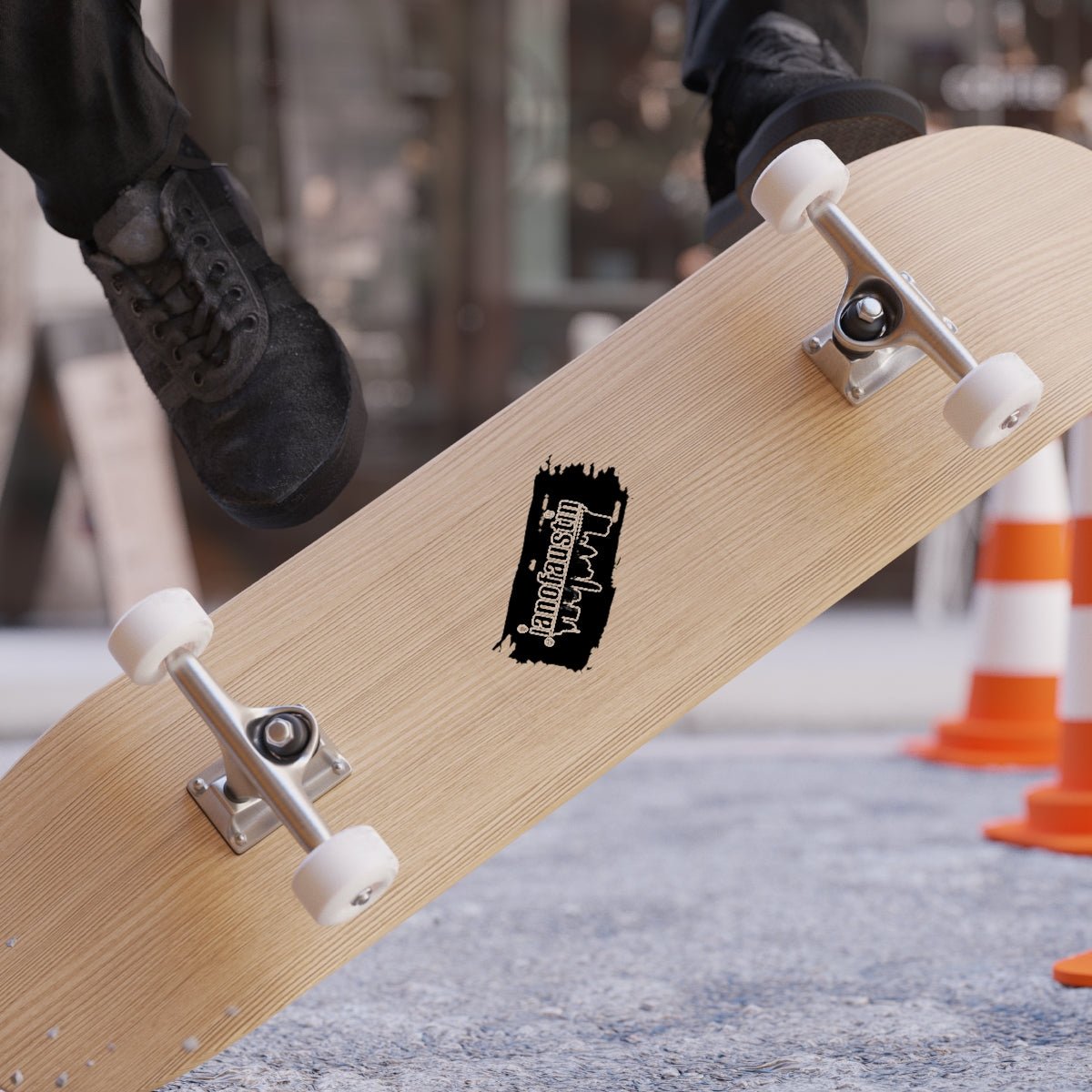 π @ianofaustin REAL Austin Skyline Black Brush Outdoor Sticker #ianofaustin - Paper products | ShirtyAgents