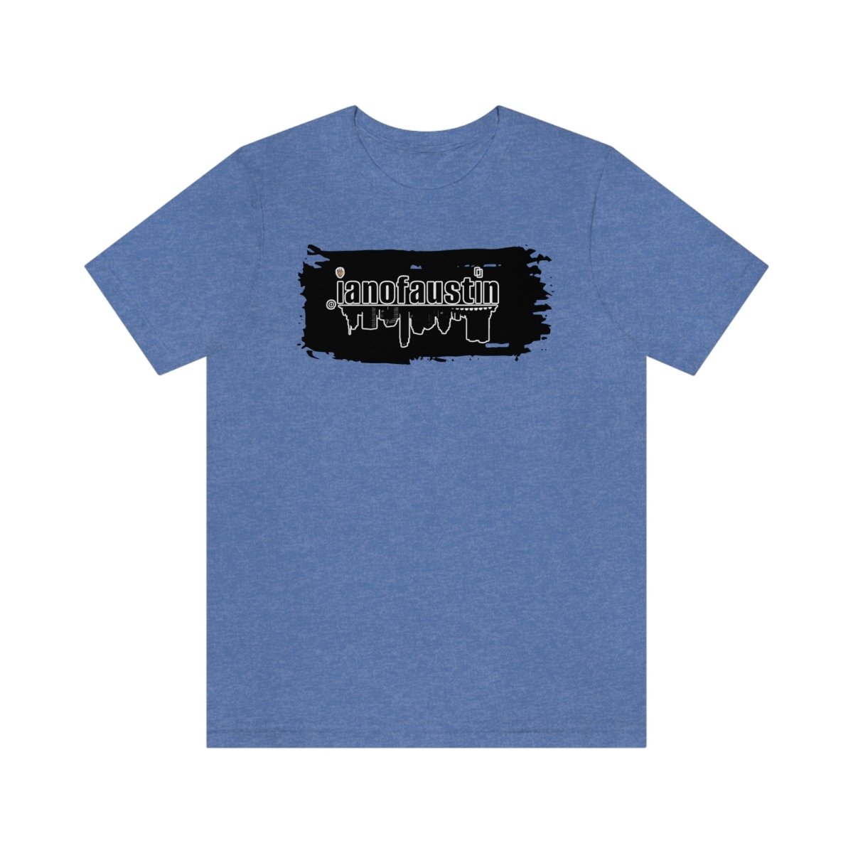 @ianofaustin REAL Austin Skyline Black Brush - T-Shirt | ShirtyAgents