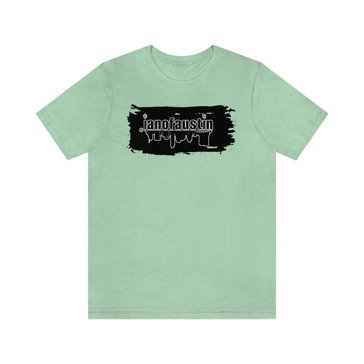 @ianofaustin REAL Austin Skyline Black Brush - T-Shirt | ShirtyAgents
