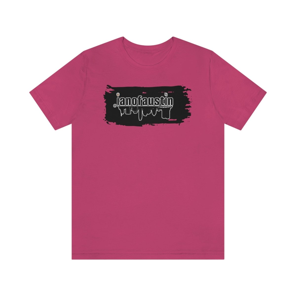 @ianofaustin REAL Austin Skyline Black Brush - T-Shirt | ShirtyAgents