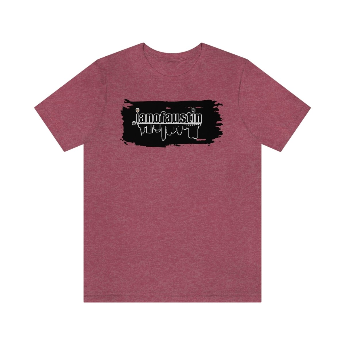 @ianofaustin REAL Austin Skyline Black Brush - T-Shirt | ShirtyAgents