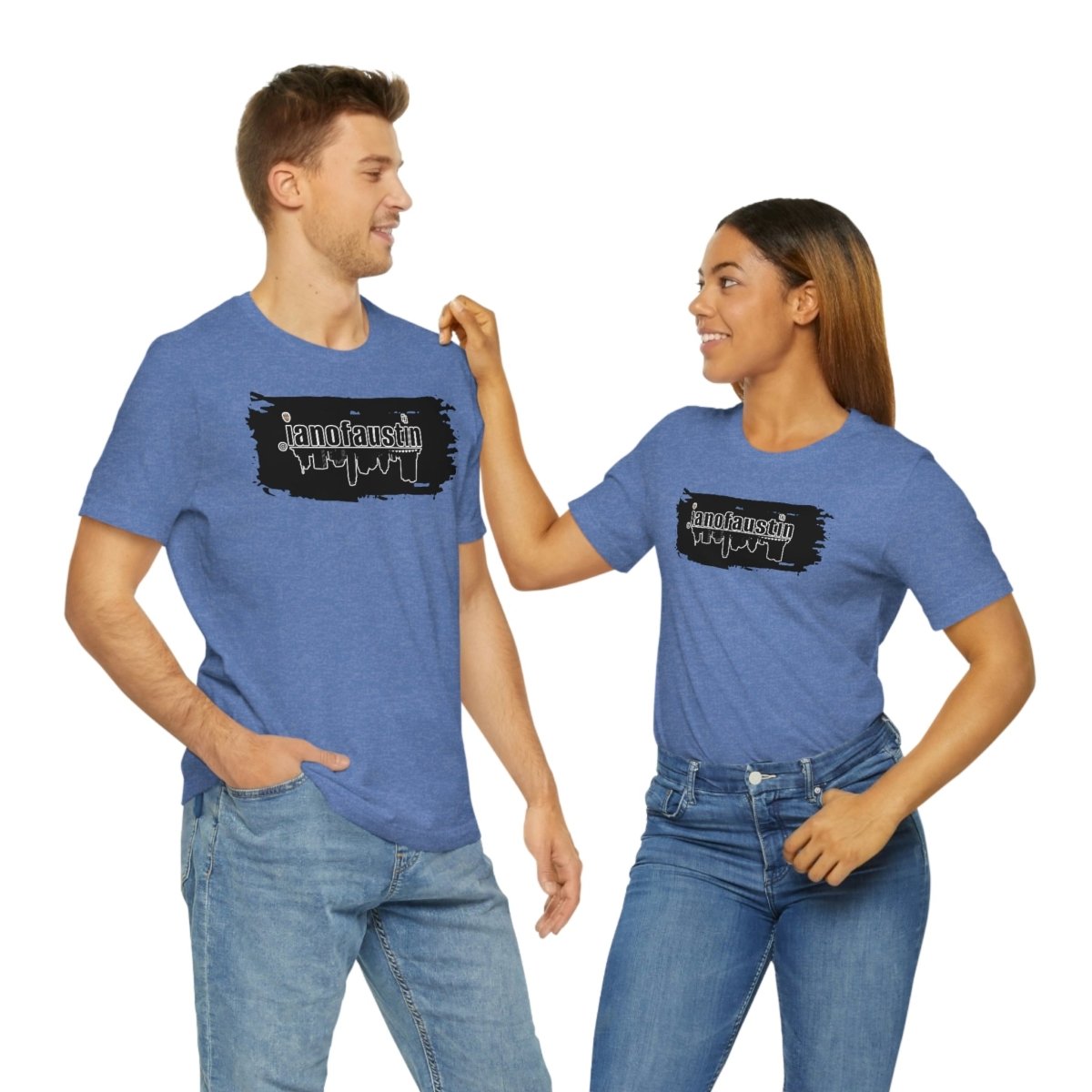 @ianofaustin REAL Austin Skyline Black Brush - T-Shirt | ShirtyAgents
