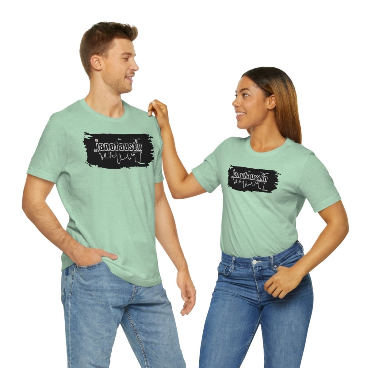 @ianofaustin REAL Austin Skyline Black Brush - T-Shirt | ShirtyAgents