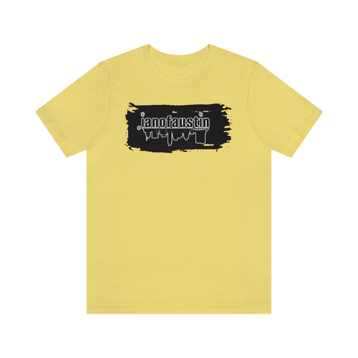 @ianofaustin REAL Austin Skyline Black Brush - T-Shirt | ShirtyAgents