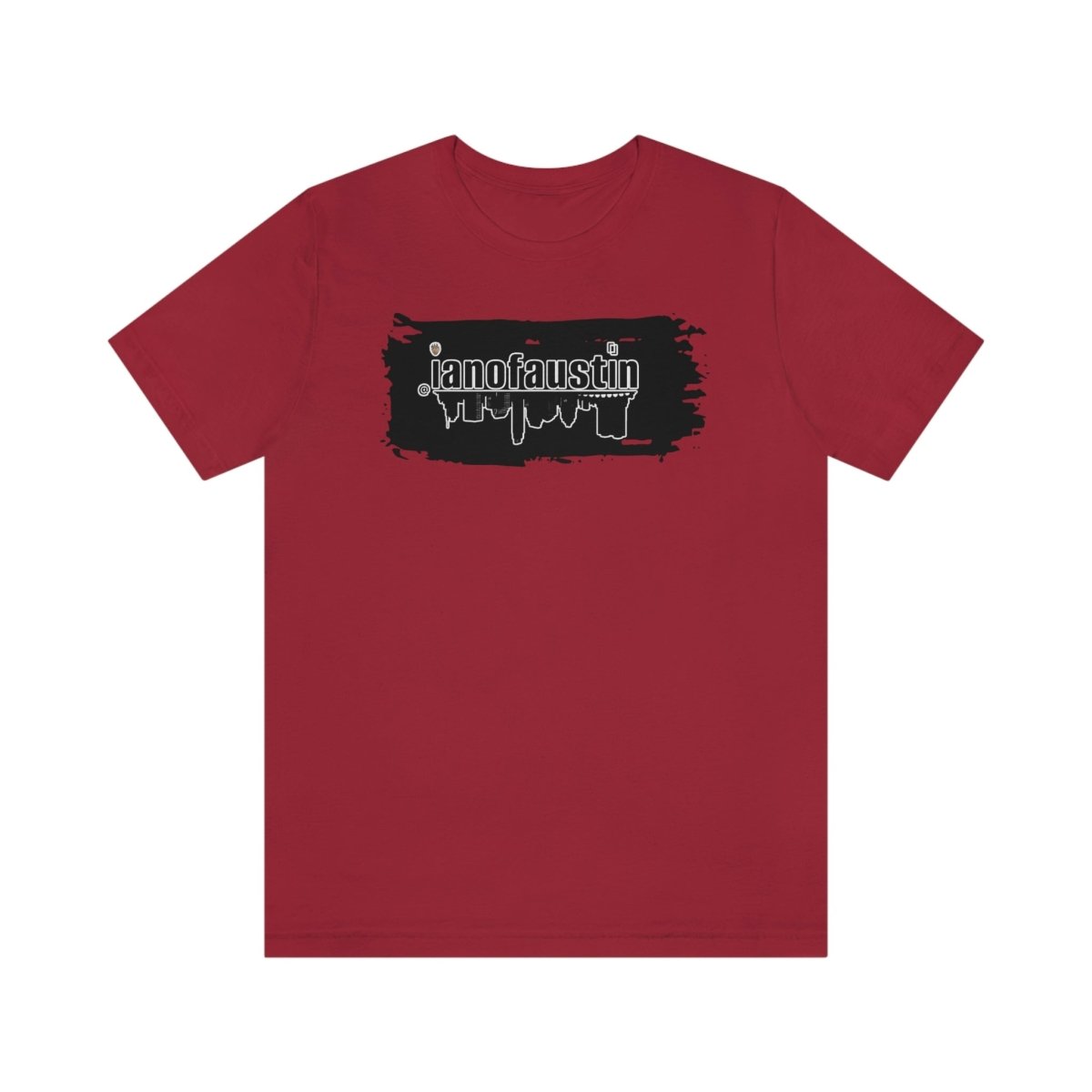 @ianofaustin REAL Austin Skyline Black Brush - T-Shirt | ShirtyAgents