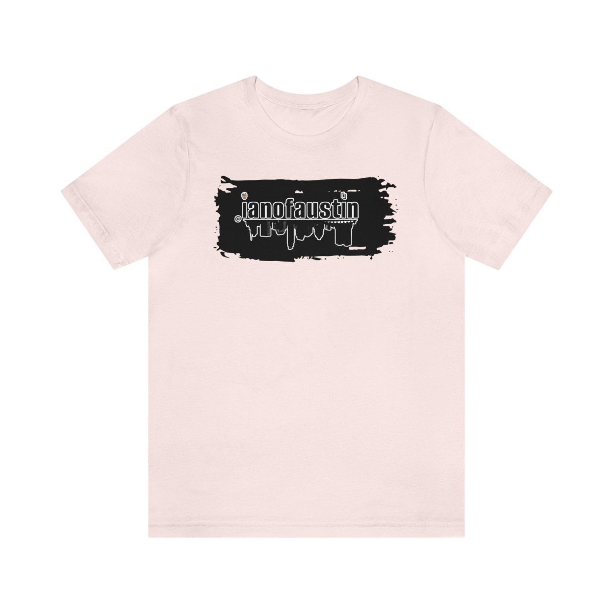 @ianofaustin REAL Austin Skyline Black Brush - T-Shirt | ShirtyAgents