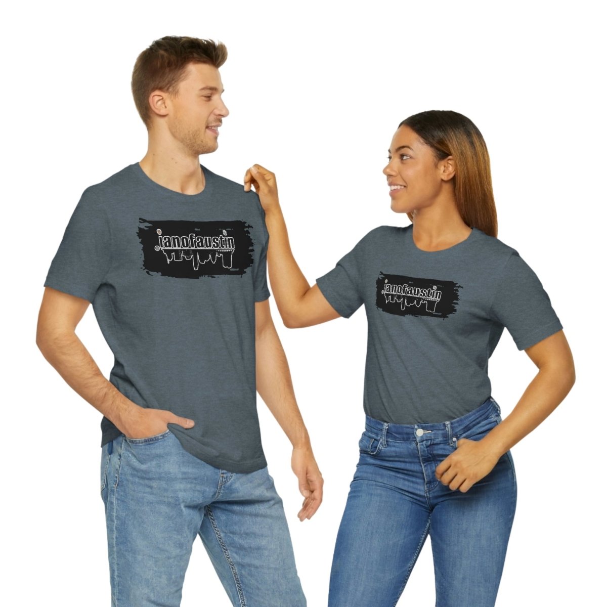 @ianofaustin REAL Austin Skyline Black Brush - T-Shirt | ShirtyAgents