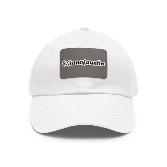 🧢 @ianofaustin Signature Logo Hat with Leather Patch #ianofaustin - Hats | ShirtyAgents