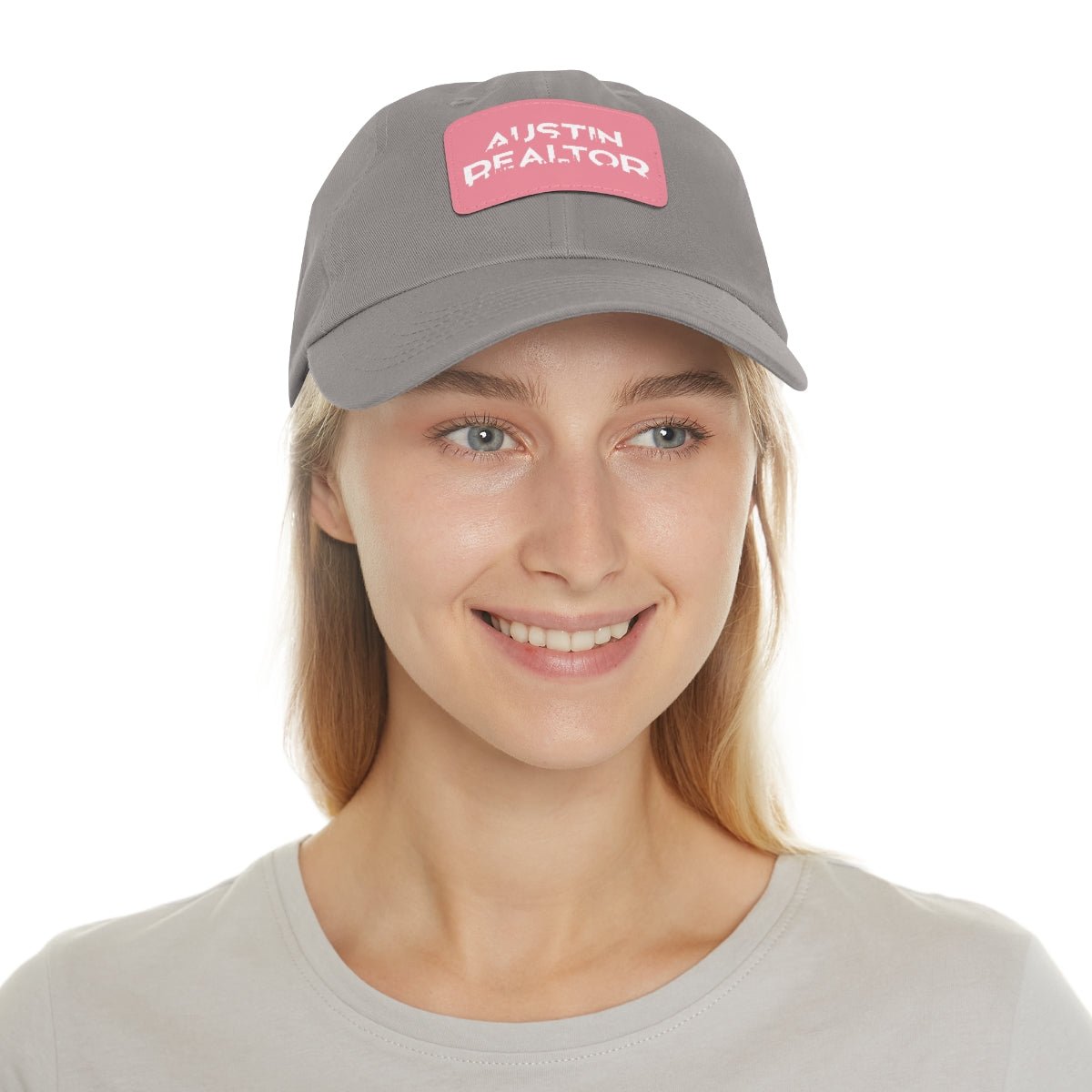 Austin Realtor Skyline Hat with Leather Patch - Hats | ShirtyAgents