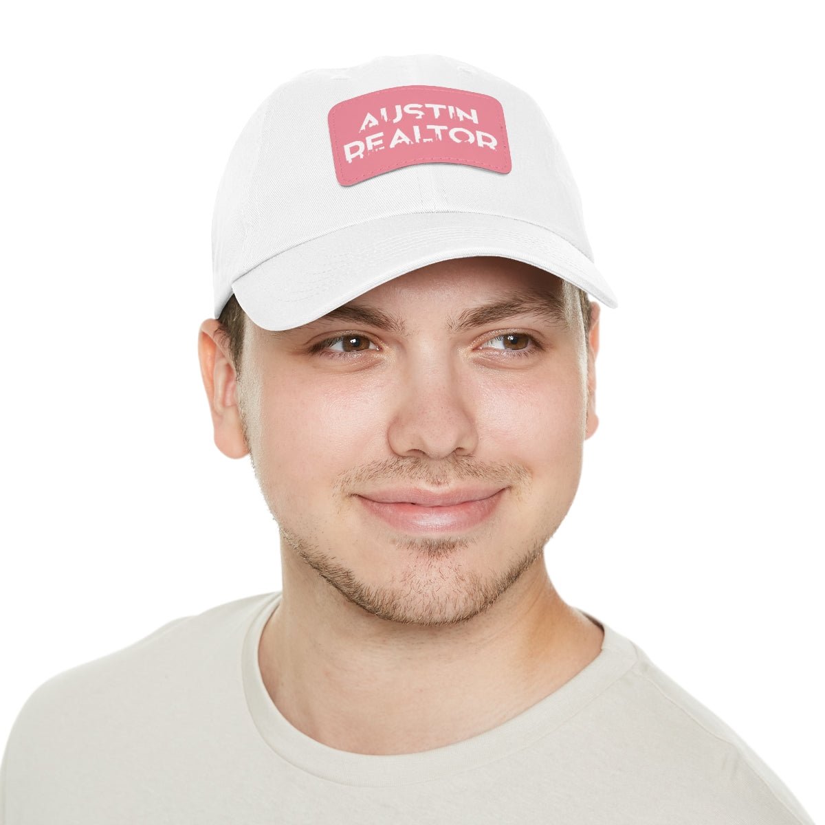Austin Realtor Skyline Hat with Leather Patch - Hats | ShirtyAgents