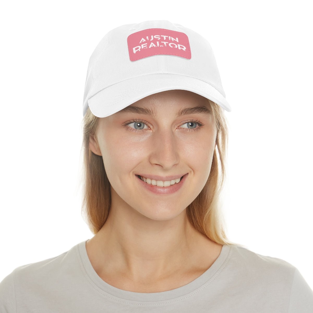 Austin Realtor Skyline Hat with Leather Patch - Hats | ShirtyAgents