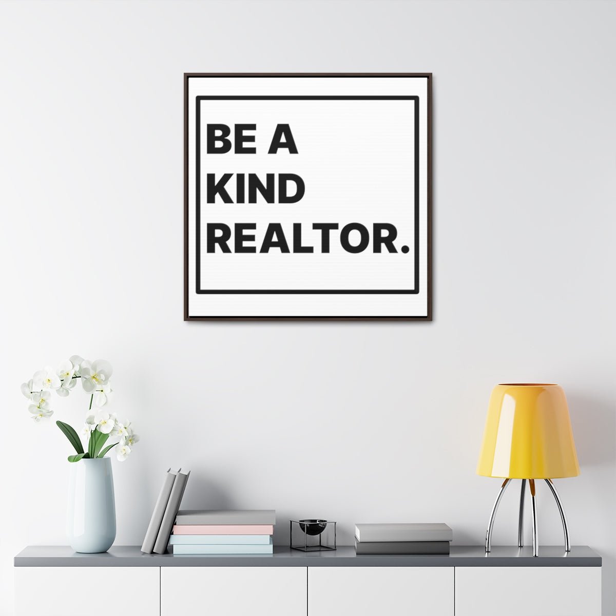 Be A Kind Realtor Canvas - Canvas | ShirtyAgents