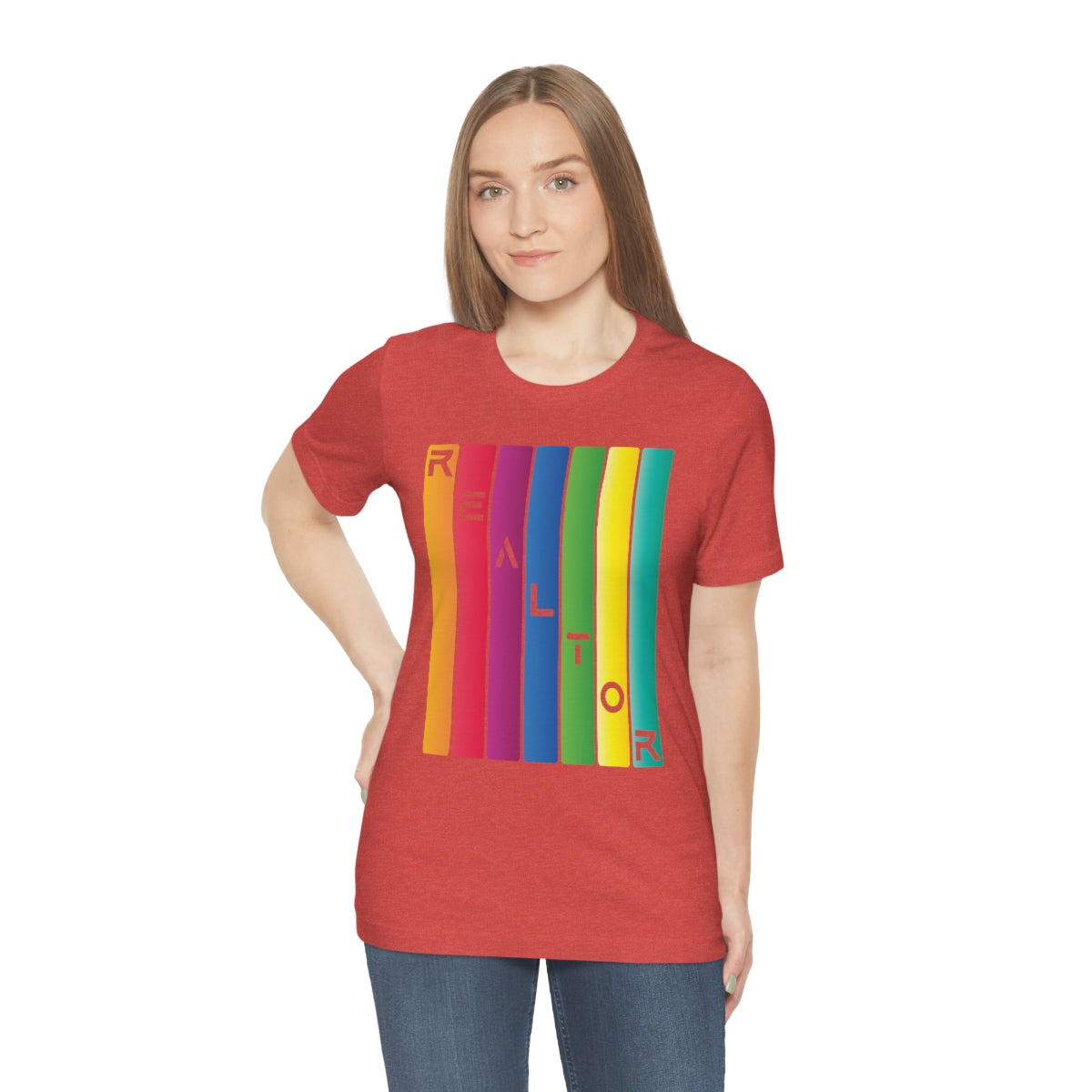 Realtor Colored Bars Tee
