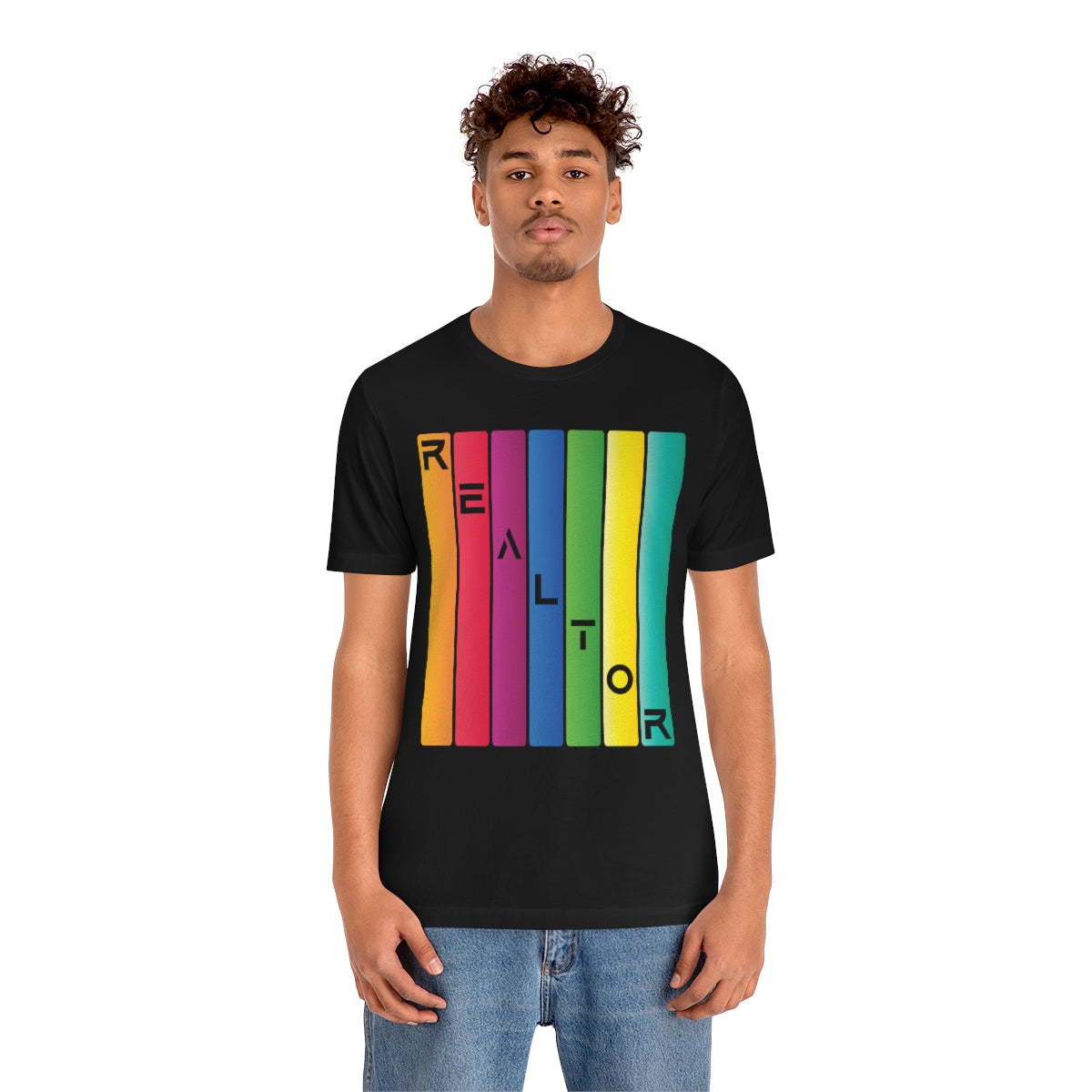 Realtor Colored Bars Tee