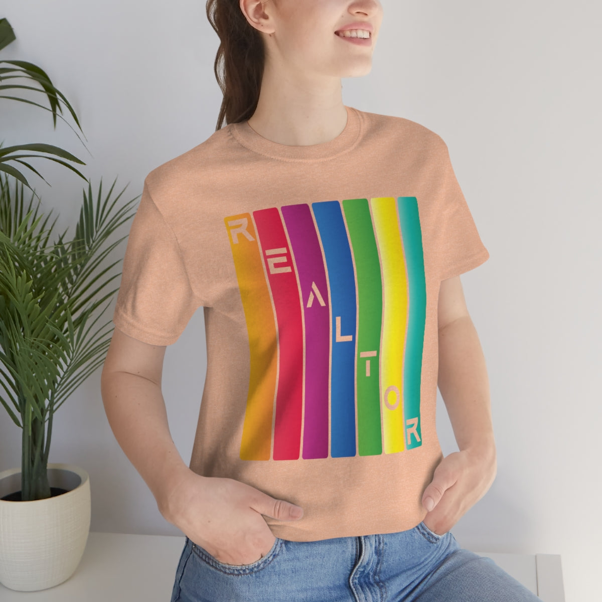 Realtor Colored Bars Tee
