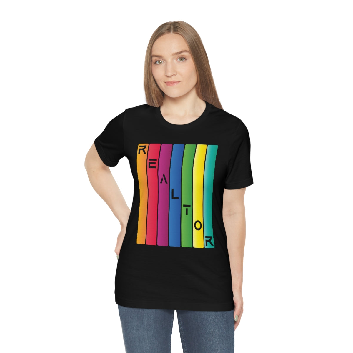 Realtor Colored Bars Tee