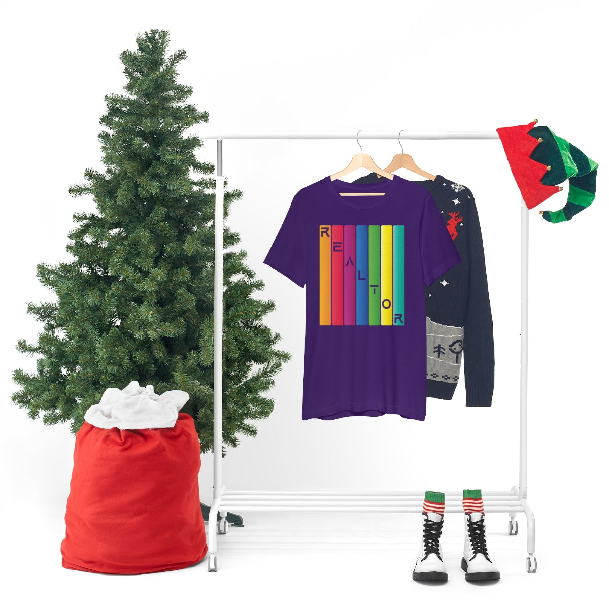 Realtor Colored Bars Tee
